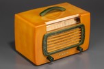 Rare DeWald 561 ’Jewel’ Radio in Butterscotch + Blue Catalin